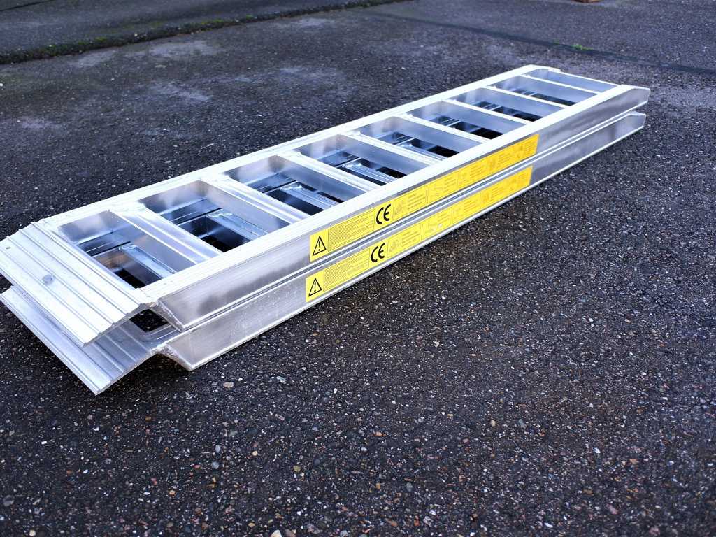 set aluminium (220 cm) rampe 4T