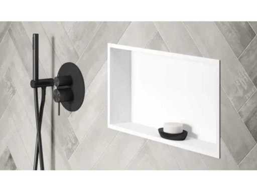 Looox BOX60 white built-in niche