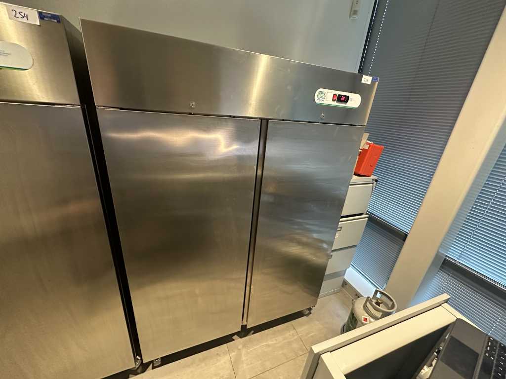 Réfrigérateur en acier inoxydable à 2 portes