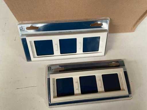 Berker Cover Frame 3-fache Serie K1/polar weiß (90x)