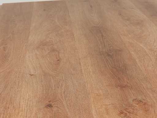 Ripiano a scatto in PVC da 86 m2 su HDF - 1222 x 182 x 9 mm