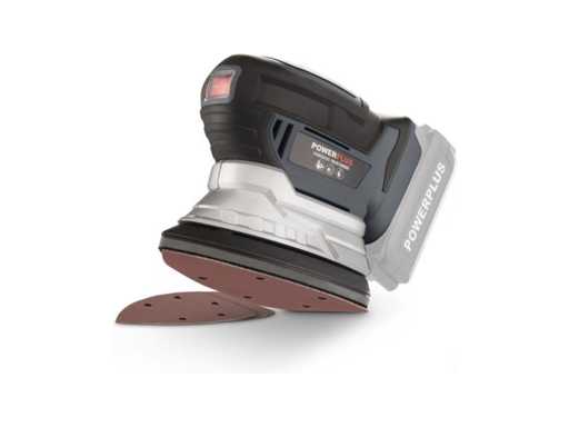Powerplus battery palm sander POWEB4020 - 18 V Multi sander - 6 sanding sheets - without battery and charger