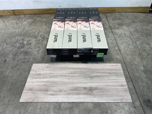 25,9m² Berry Alloc Pure. PVC kliklaminaat Lime Oak