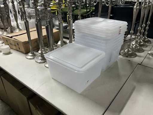 Denox 1/2 GN bakken met deksel (6x)