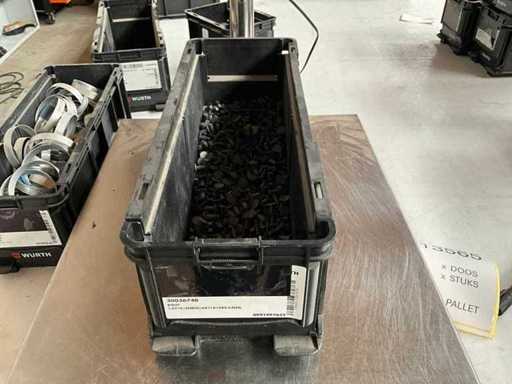 Würth 4.42kg Bolt6x11x12x9,5 NZG in stackable bin
