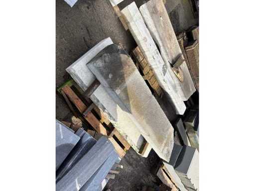 Różne niebieskie kamienie (2x)