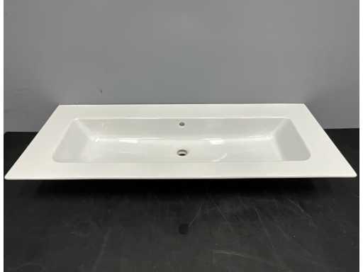 Primabad - Lavabo in porcellana 120 x 45 cm