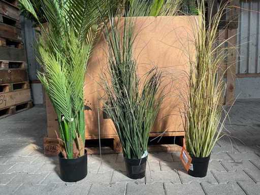 Lot - plantes artificielles 