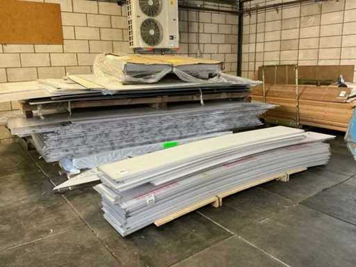 Partij klik polycarbonaat kanaalplaten