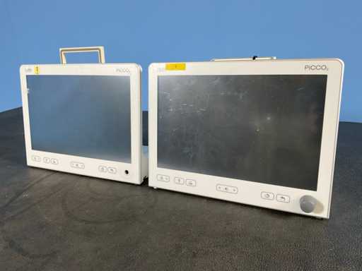 2009 Pulsion Medical Systems Picco 2 Miernik Mocy Serca (2x)