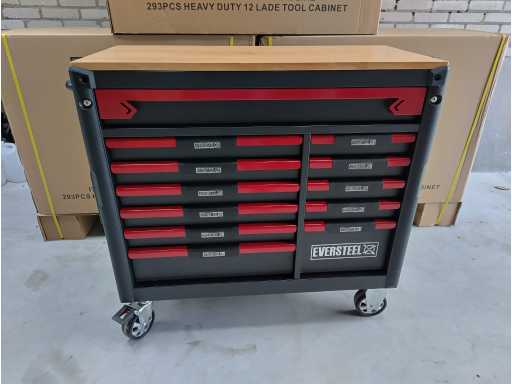 Eversteel 293PCS Gereedschapswagen