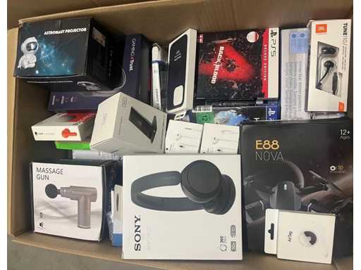 Boîte Amazon avec électronique, Boîte de liquidation