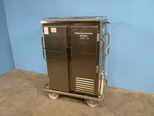 Gastronomic assembly A/S Refrigerated and heated transport trolley