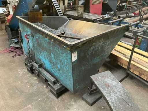 2007 Kaiser+Kraft 927093 Afval kipcontainer