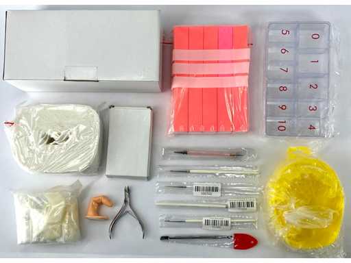 *NOI* Seturi pentru începători pentru manichiură, îngrijirea unghiilor cu lampă UV (20 seturi)