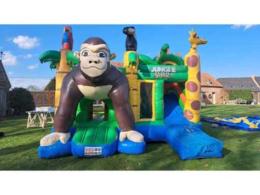 Gorille du château gonflable