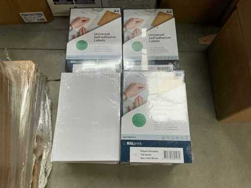 Partij Universal Self adhesive labels / papier (40x)