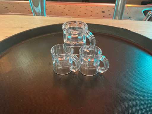 Partij kunststof shot glazen