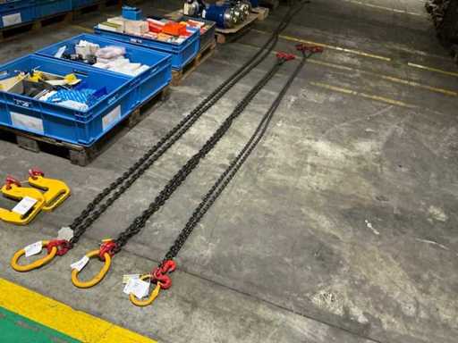 Chaîne de levage à 2 sauts