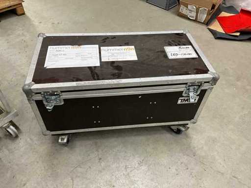 LED Stripes und Netzteile Konvolut in Transportcase mit 4 Lenkrollen