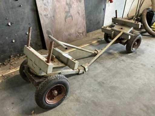 Chariot de transport avec platine (2x)