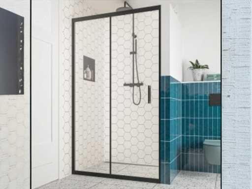 Sealskin acqua 5000 2-delig schuifdeur zwart