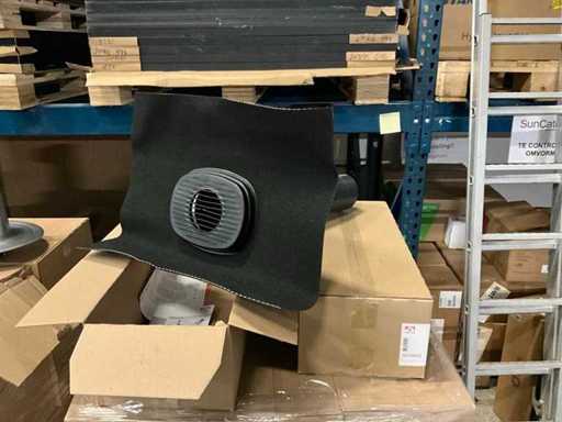 Ubbink Sewer Connector Pan UB-R1-110 BLACK (0130012 Roof Passage (18x)