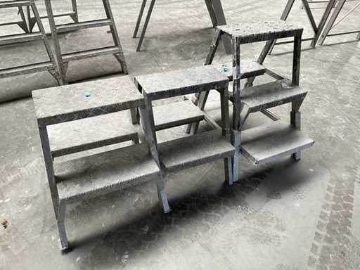 Aluminiumtreppen (3x)