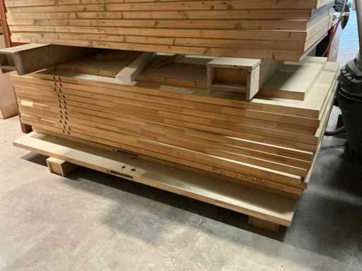 Unpainted tube trowel fire-resistant painter's doors (15x)