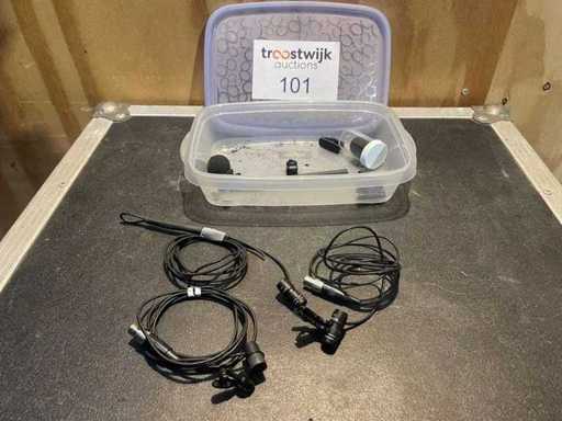 SHURE - WL84A - Microphones (3x)