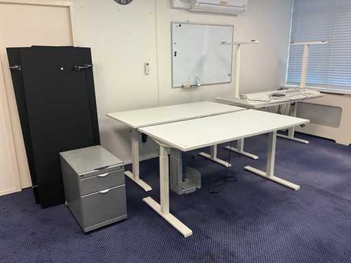 Elektrisch zit-sta bureau (4x)
