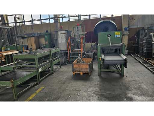 ROSLER SPD300G+R200RT+1500MFP Komplette industrielle Vibrationsveredelung / Oberflächentretment-Linie