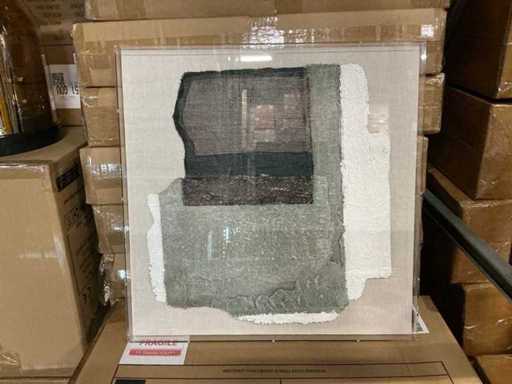 Lot Coco Maison Abstraktes Pergament B Wand Deco 50x50cm (29x)