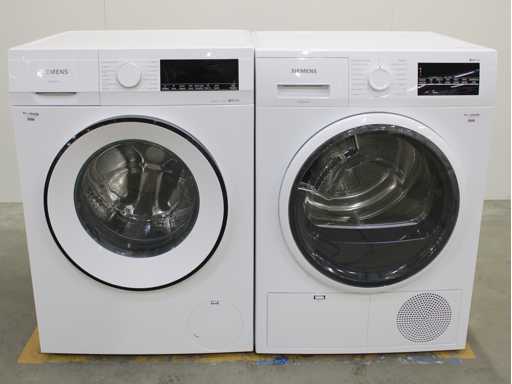 Siemens iQ300 iSensoric aquaStop Wasmachine & Siemens iQ500 iSensoric Wasdroger