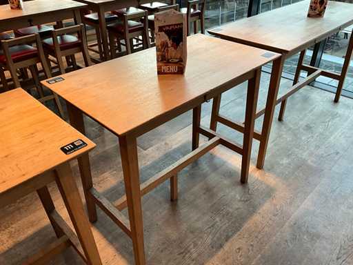 Cabins - Wooden bar table