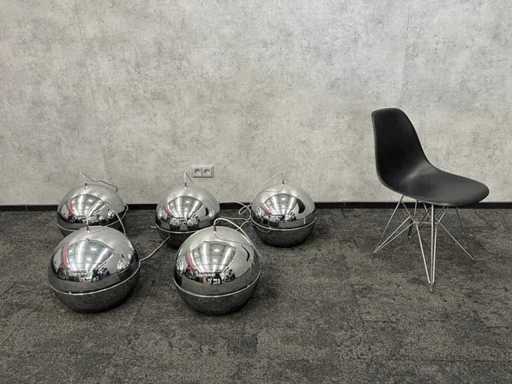 5x Pure Retro - lampada a sospensione di design Ø40