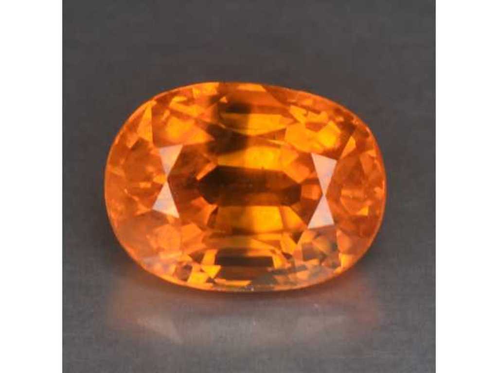 Saphir naturel (jaune) 1,49 carat