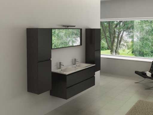 Zestaw mebli łazienkowych - Vonato - Compact 120 - 0 - 2-Person 120 cm