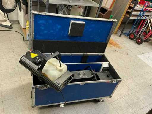 Volgspot en mistmachine