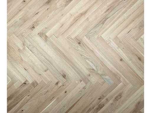 Visgraat Massief Europees Eikenhout Rustiek 0V Een-Afwerking