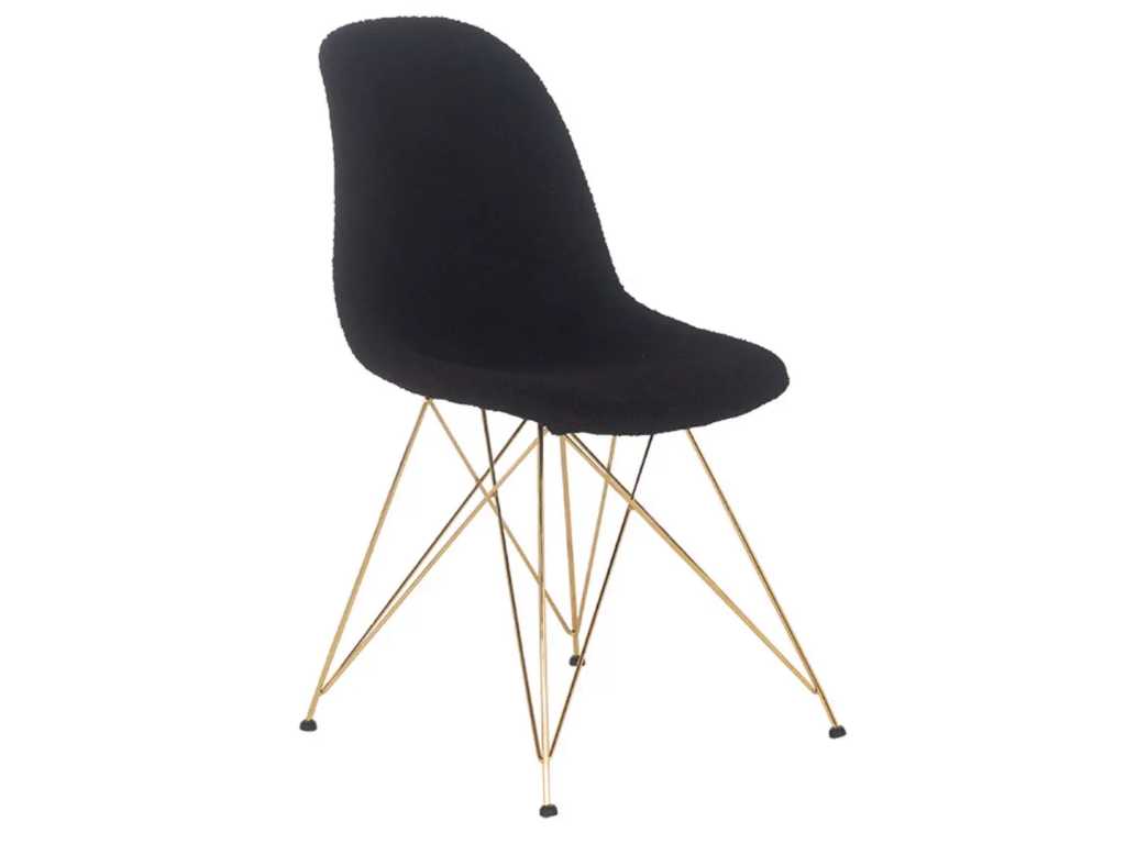 Gigameubel Jamie luxe teddy Dining chair (4x)