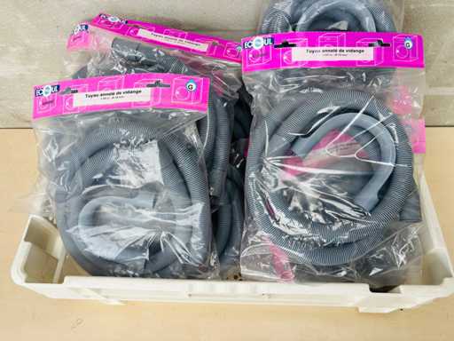 ECOUL (X12) - Gegolfde afvoerslang voor wasmachine - 2 maten 