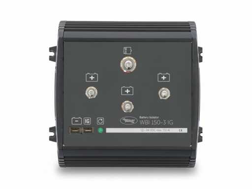 Dissipateur de courant de charge Whisper Power WBI 150-3 IG Isolateur de batterie - 60115003