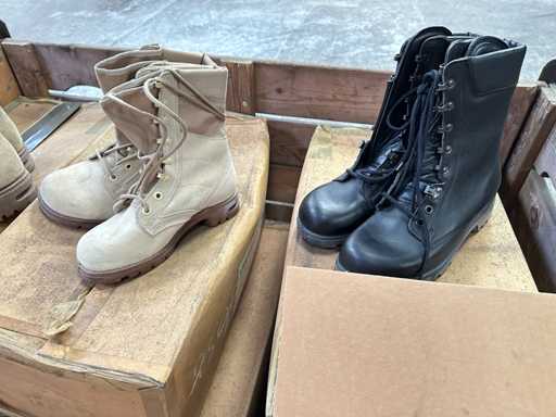 Batch of unused combat boots