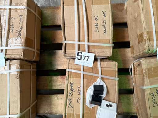 Party Barn by wheels and door stoppers