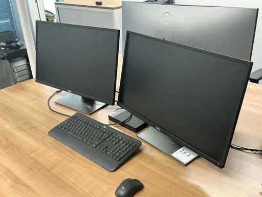 Moniteur Dell à écran plat P2717H (2x)