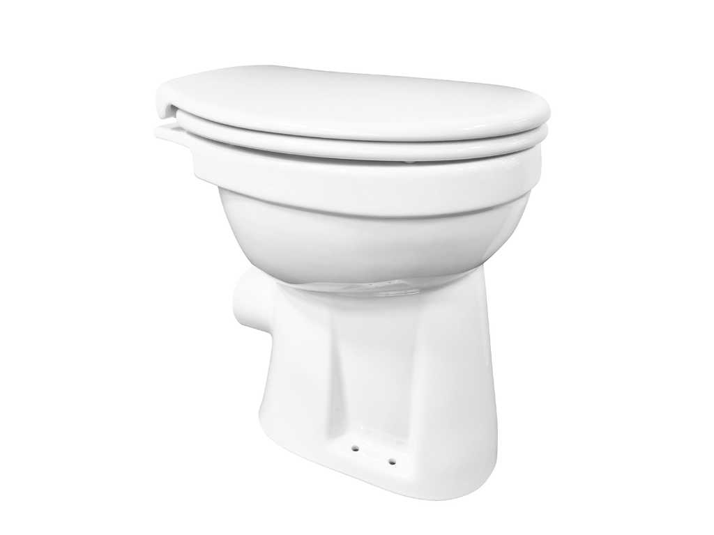 Atlantic - Aiyer - Toilet raised with wall connection