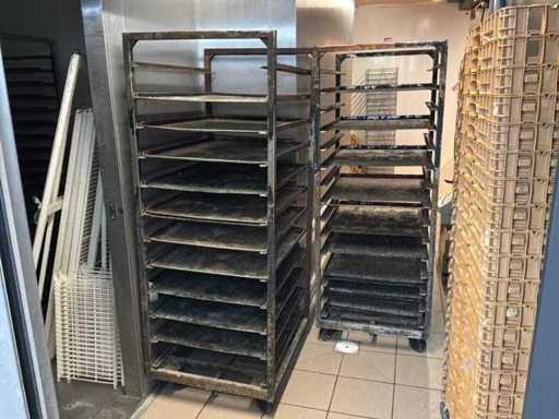 Cărucioare pentru cuptor de brutărie (2x)