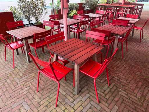 Fermob - Luxembourg - Aluminium terrasstoel (8x)