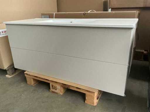Kame Gama Bathroom Furniture Grey Cashmire 120cm